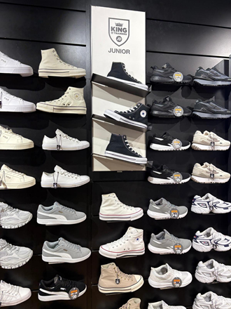 JD Sports range of junior trainers