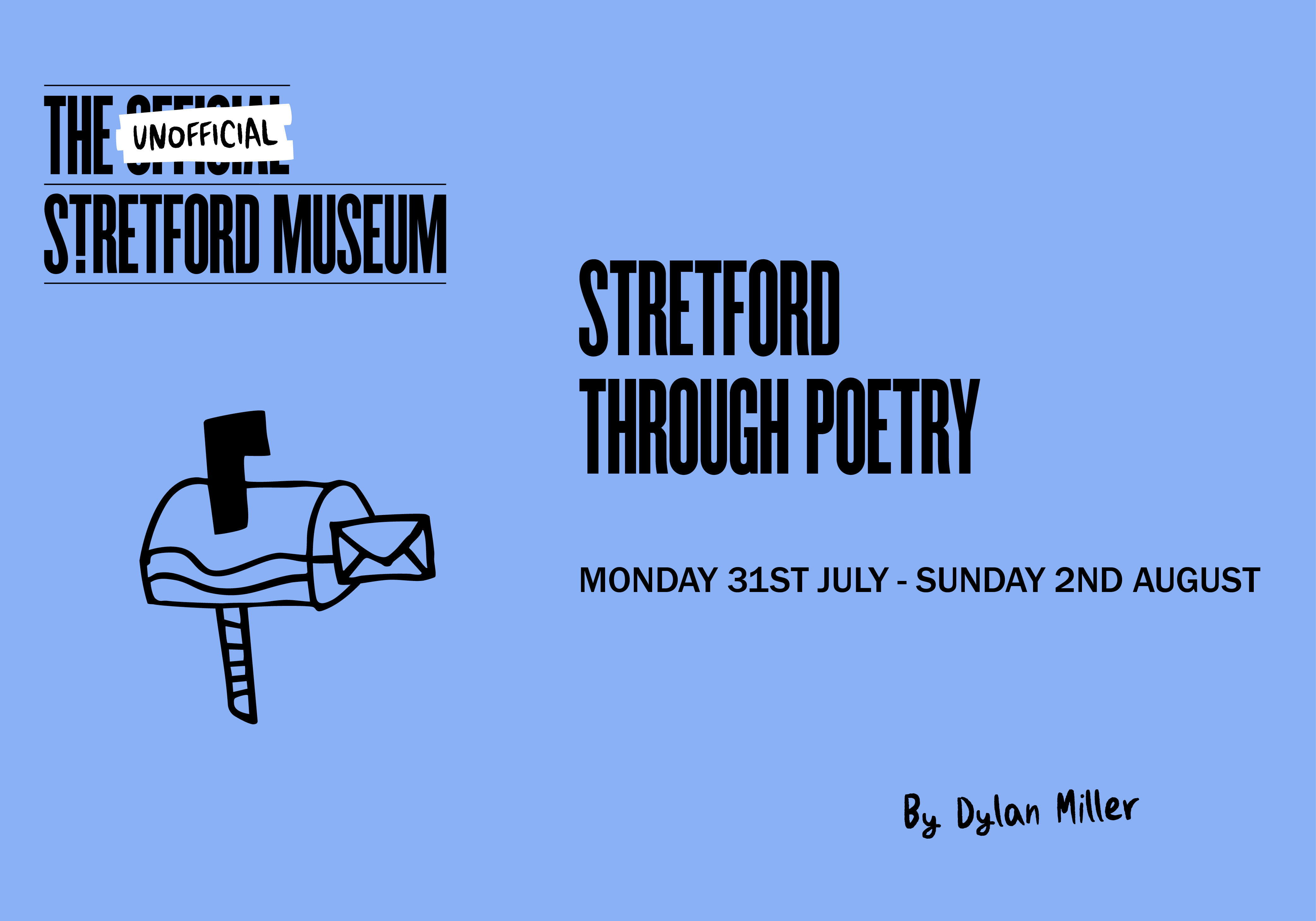 Stretford Through Poetry | The Unofficial Stretford Museum | 31st July - 2nd August
