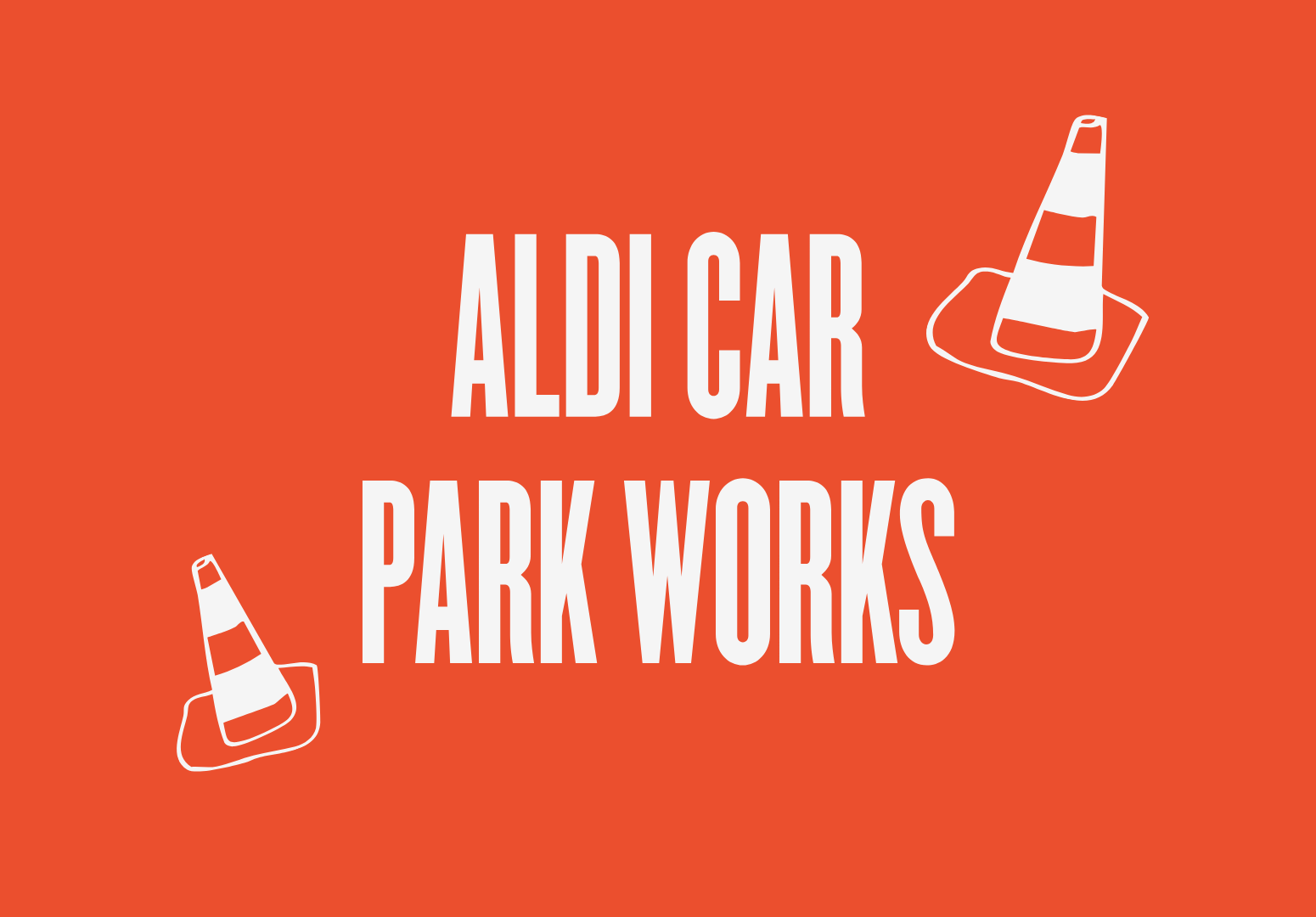 Aldi car park planned improvement works